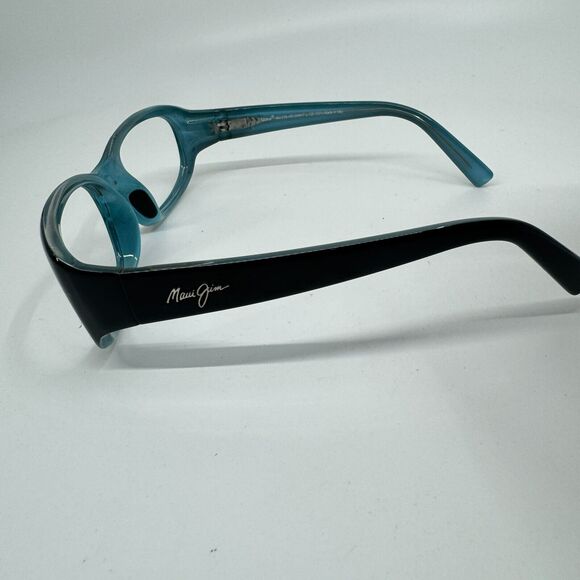 Maui Jim Sunglasses Frame PUNCHBOWL MJ219-03 54-17-135 Black Blue H11385 - Picture 2 of 7